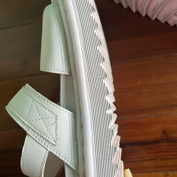 Dr Martens Chalk Pink Voss Mono Hydro Platform Sandals - Picture 5 of 8